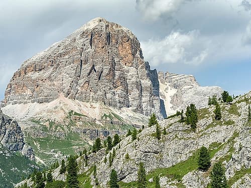 Tofana de Rozes in the Dolomites of Cortina dAmpezzo Art Print